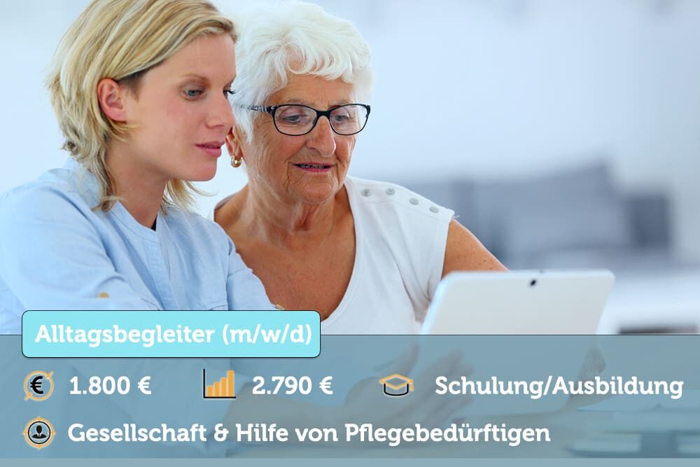 Alltagsbegleiter Betreuungsassistent Alltagshelfer Job Verdienst
